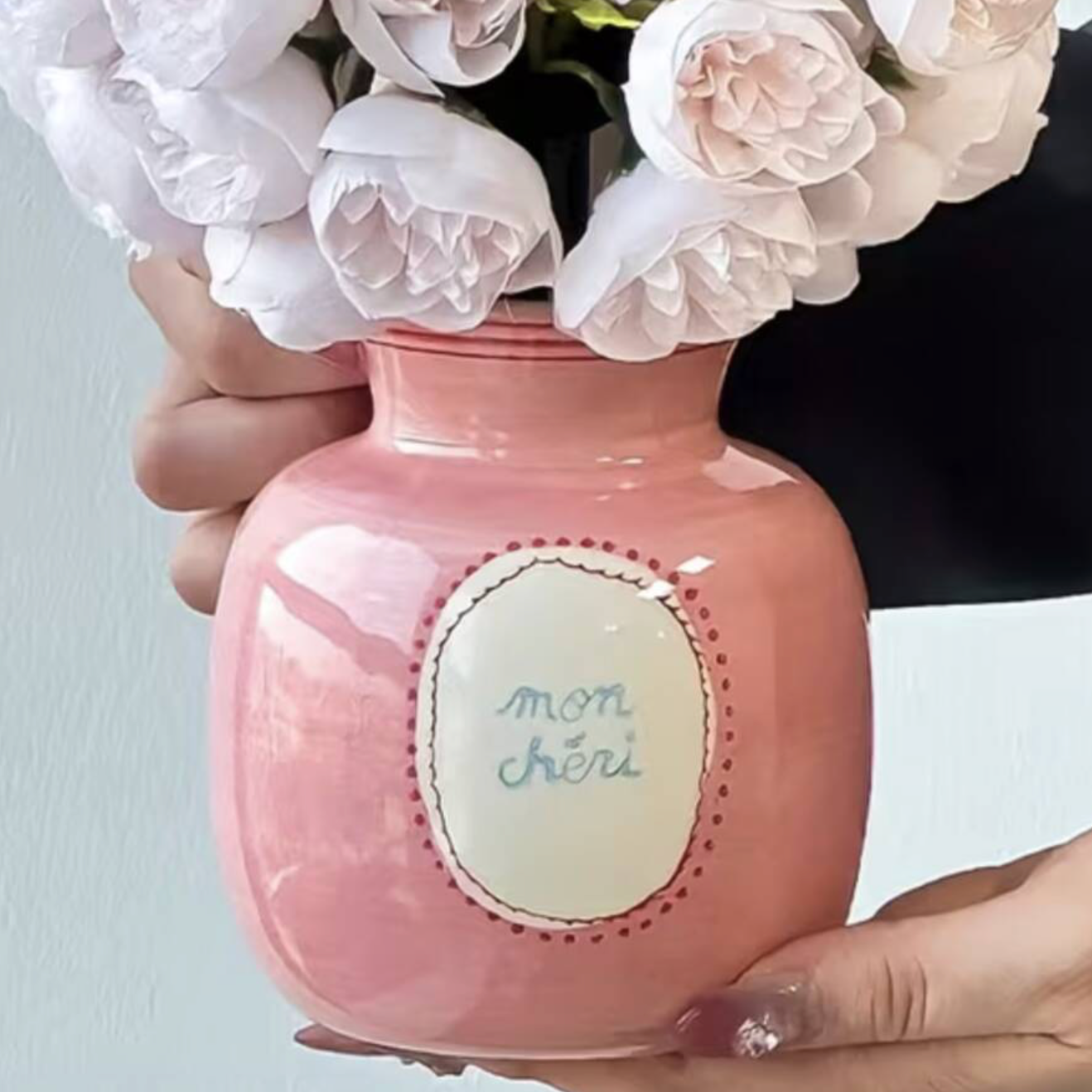 Mini Pink Dopamine Vase product listing screenshot showing price and product details