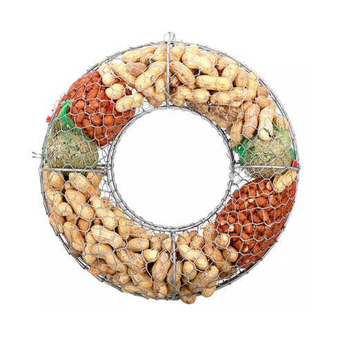 Bird Food Wreath product listing screenshot showing price and product details