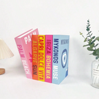 Decorative Colourful Coffee Table Travel Faux Book