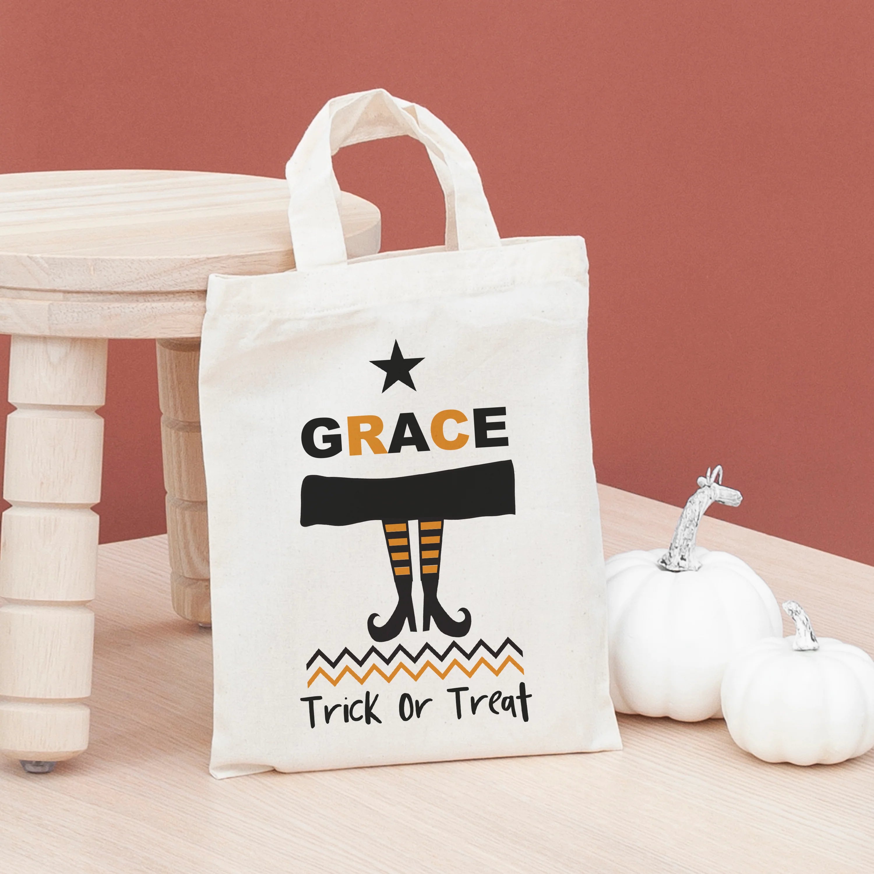 Personalised Halloween Trick or Treat Bag