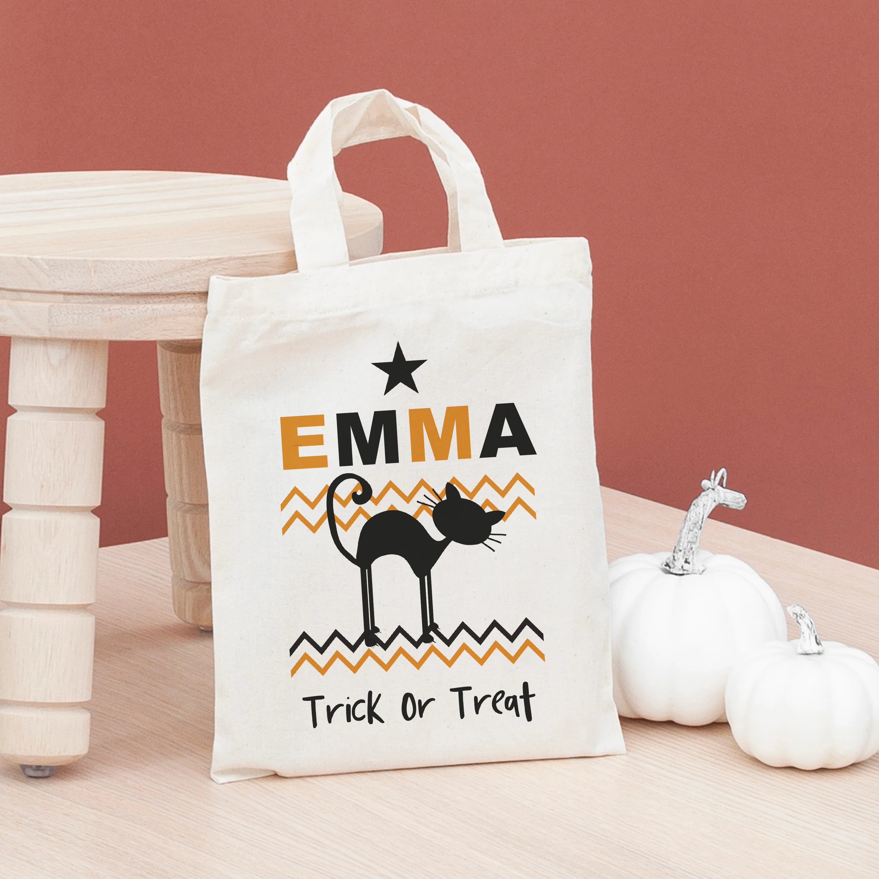 Personalised Halloween Trick or Treat Bag