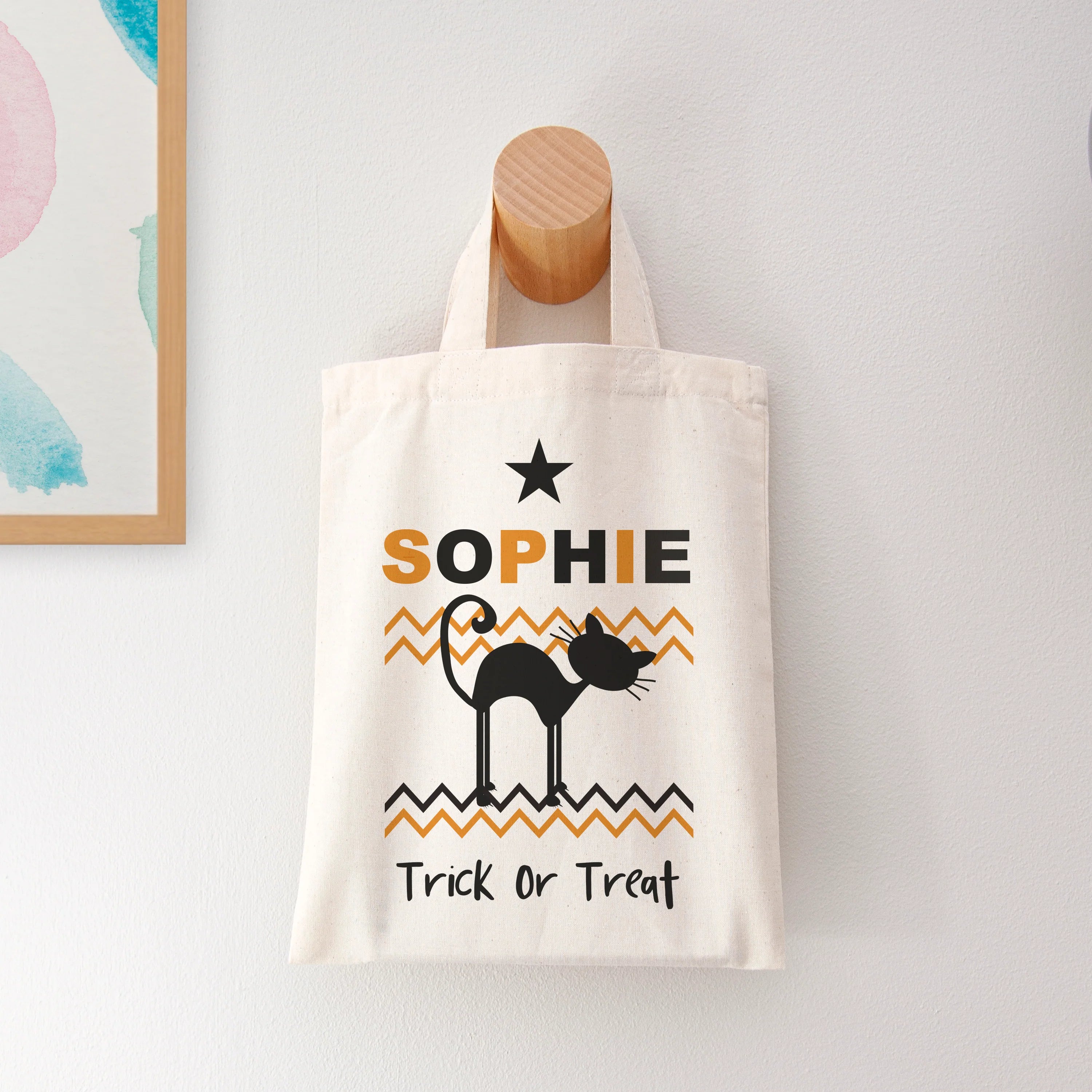 Personalised Halloween Trick or Treat Bag