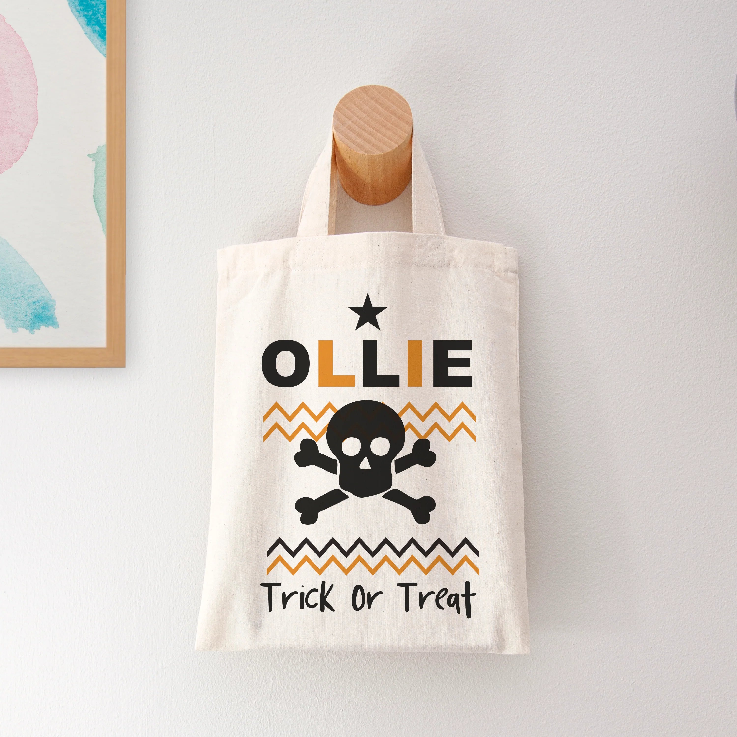 Personalised Halloween Trick or Treat Bag