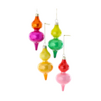 Colourblock Fine Glass Christmas Bauble