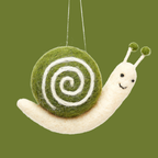 Garden Snail Felt Decoration