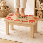 Personalised Butterfly Garden Wooden Stool