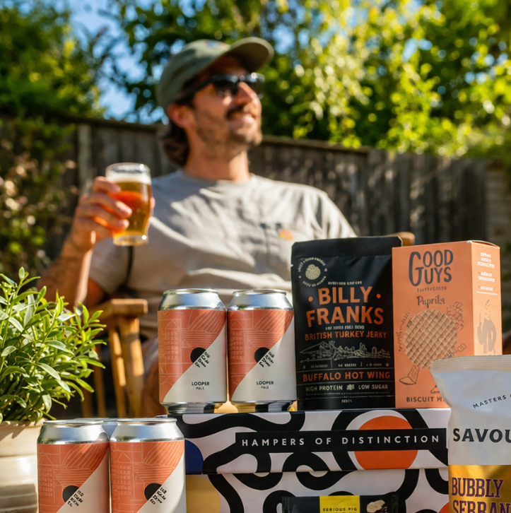 Looper Beer And Pub Snacks Hamper Box
