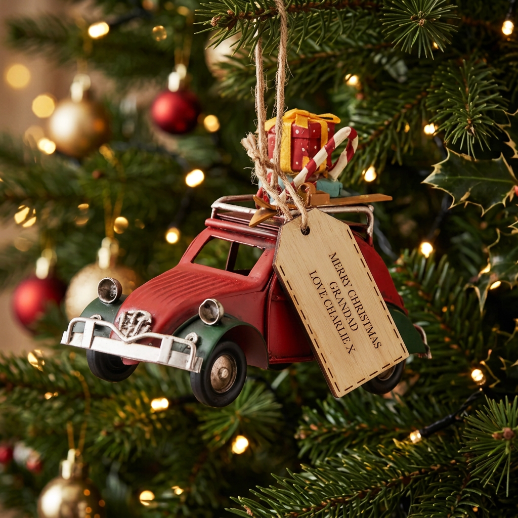 Vintage Style Car Metal Hanging Decoration