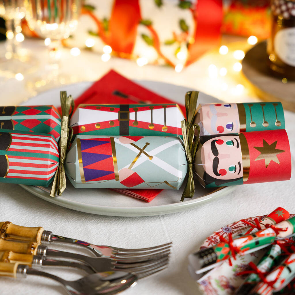 Nutcracker Christmas Crackers Six Pack