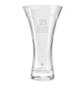 Personalised Big Number Diamond Effect Vase