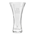 Personalised Big Number Diamond Effect Vase