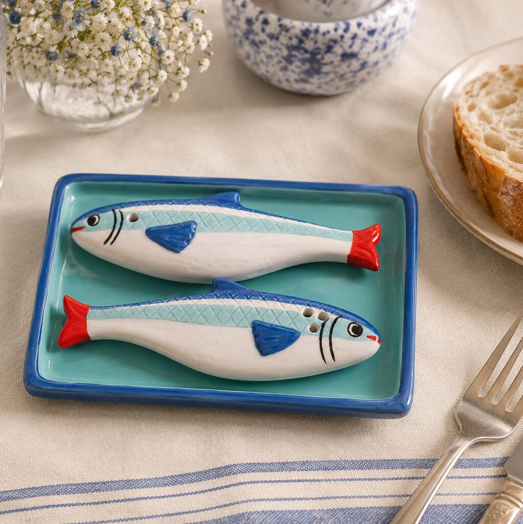 Sardine Salt And Pepper Shakers