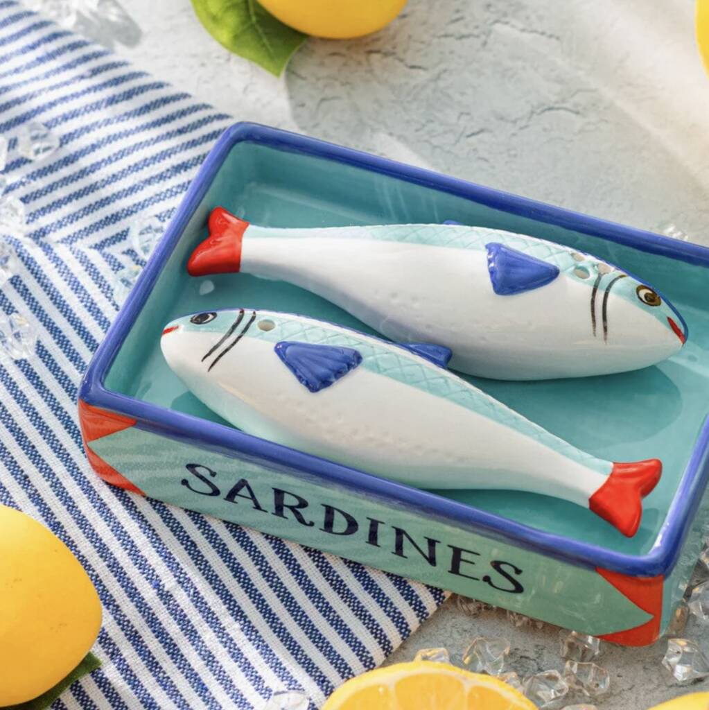 Sardine Salt And Pepper Shakers