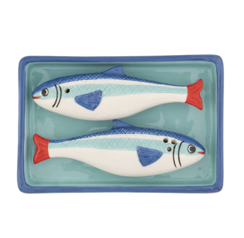 Sardine Salt And Pepper Shakers